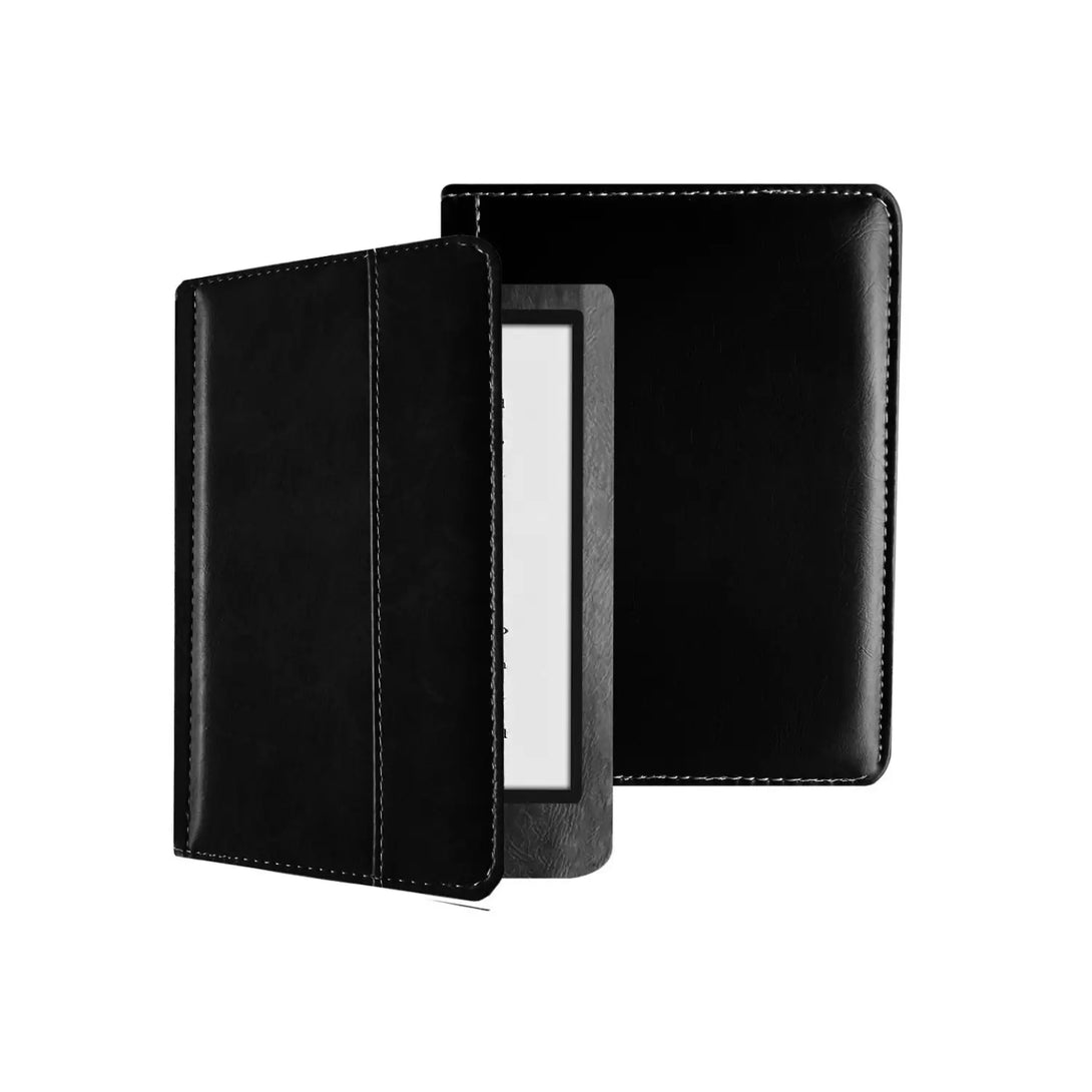 Kindle 7th gen book style cover open showing e-reader screen display